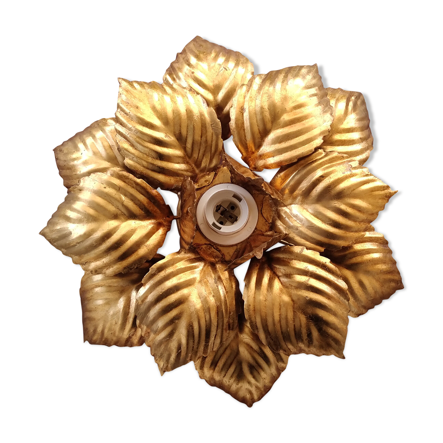Vintage flower sconce