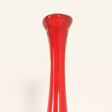 Narrow-necked Murano glass vase, Italy 1960s