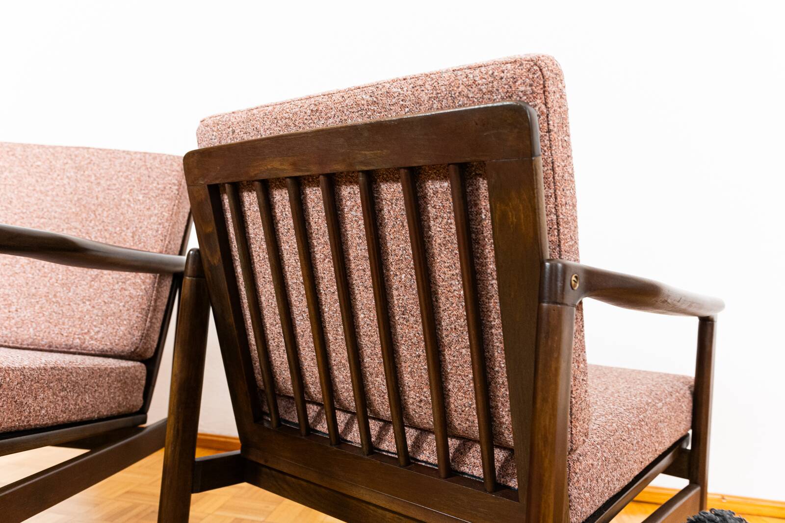 Pair of mid century armchairs "b7522 " by zenon bączyk, poland, 1960s