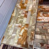 Nesting coffee table in onyx, 70s/80s design