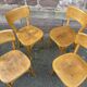 4 chairs bistro café baumann bentwood from the 1950s