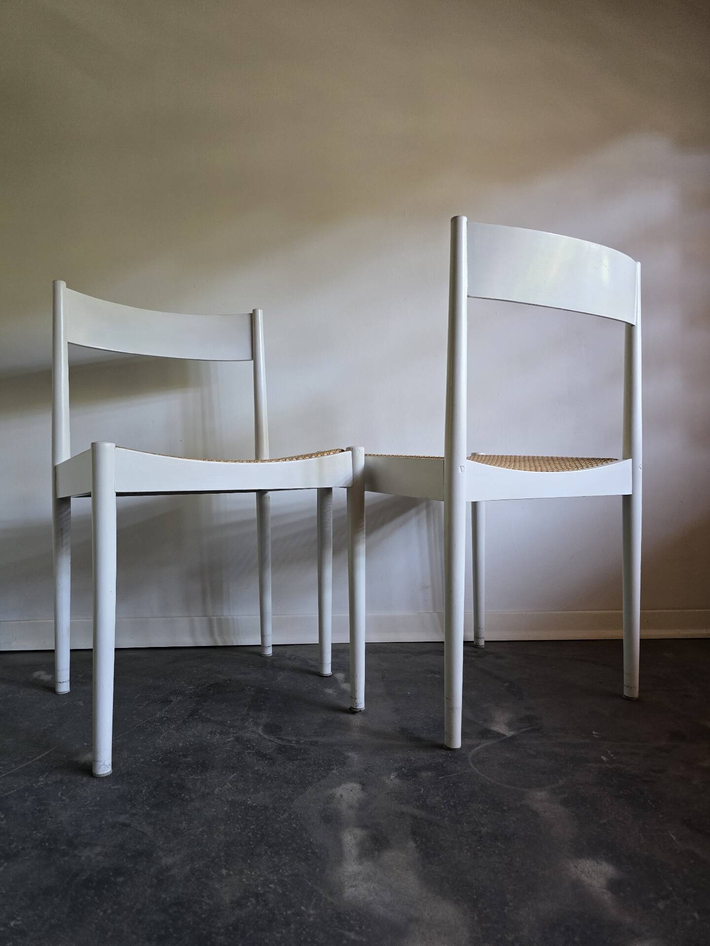 Vintage Cane Dining Chair by Branko Uršič for STOL Kamnik, Yugoslavia,