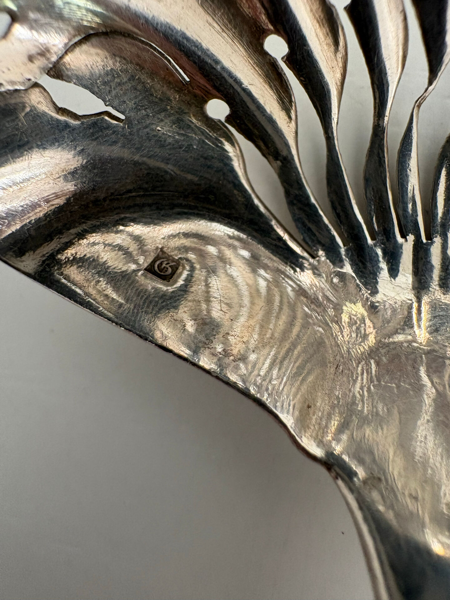 Cuillère, saupoudreuse en argent