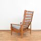 Mid-Century Danish Oak Armchair by Leif Alring for Madsen & Schubell, 1960s