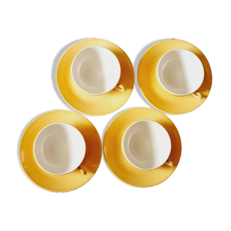Tasses à thé en porcelaine Deshoulières