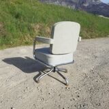 Old light grey pullman swivel office chair