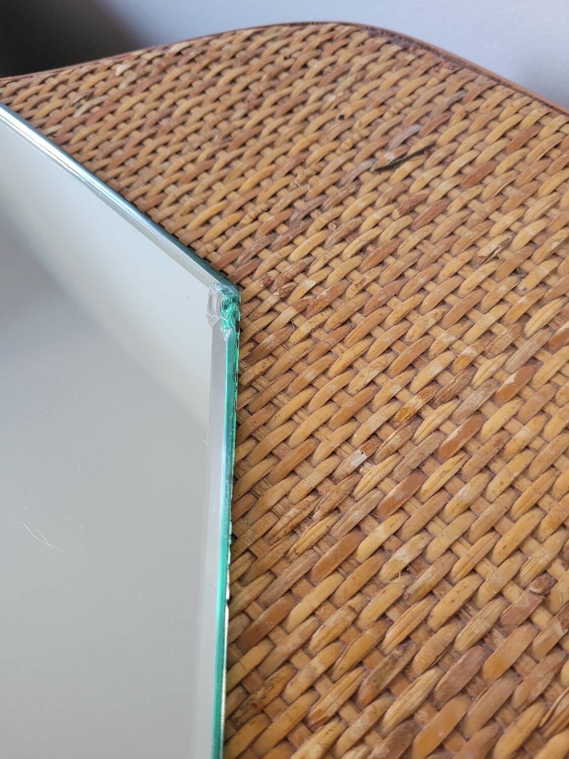 Miroir octogonal biseauté à poser