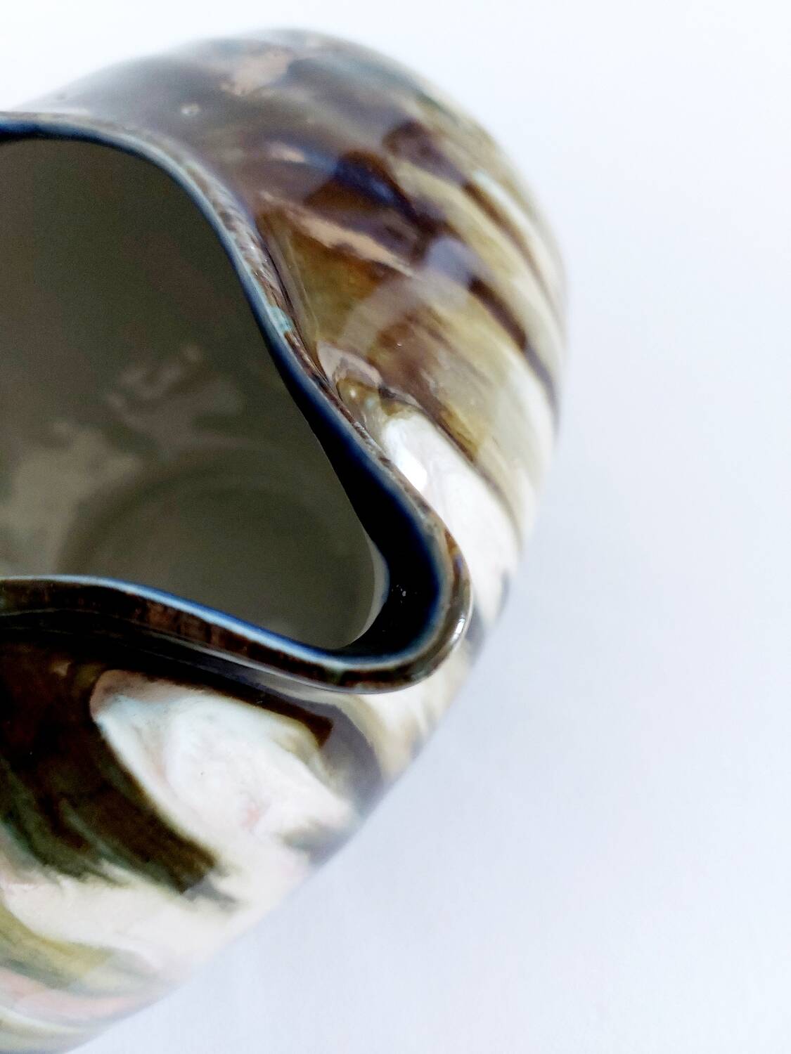 Vintage earthenware pitcher