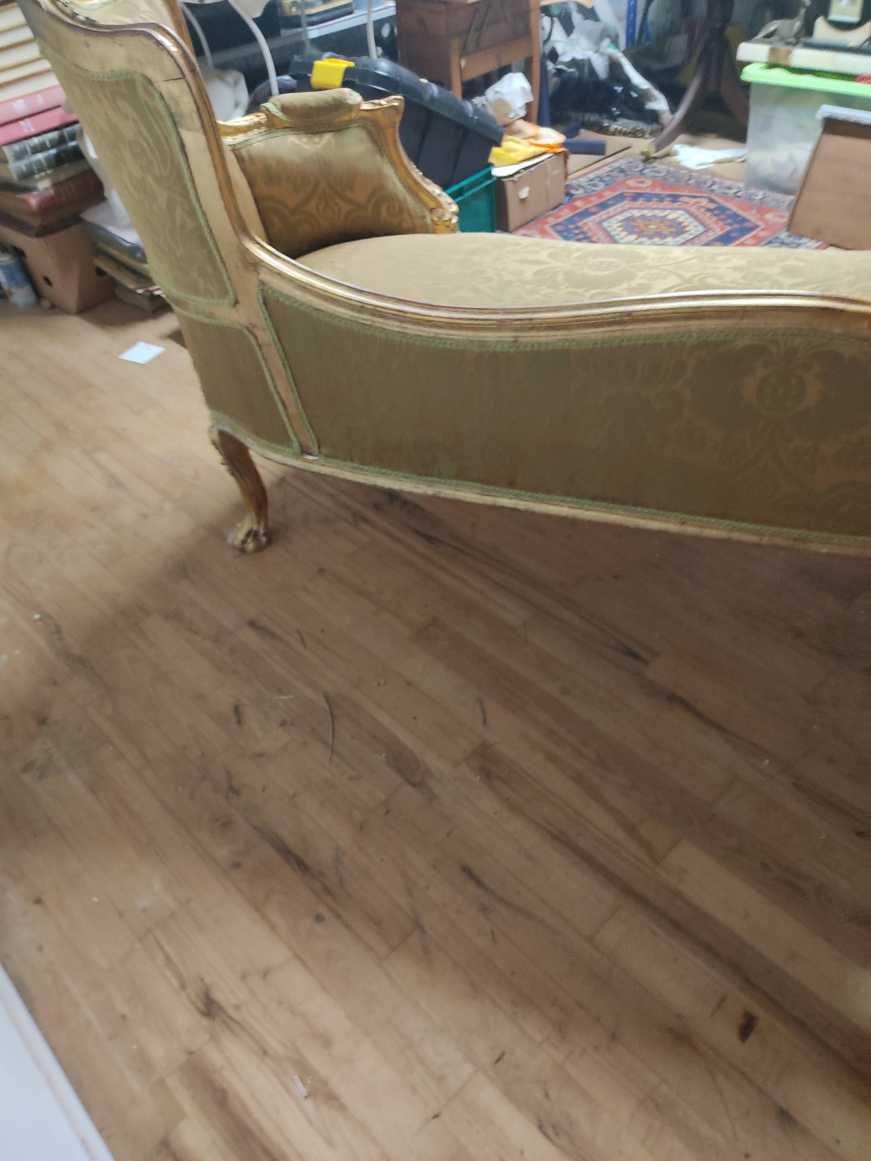 Meridian in gilded wood XXth century