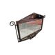 Miroir en métal Art Déco français, années 1930
