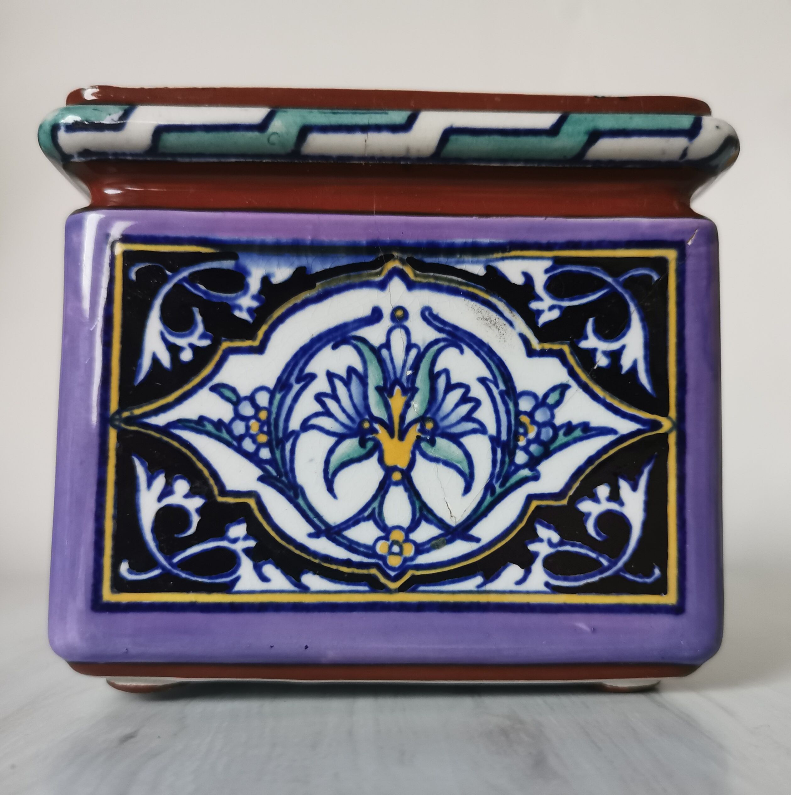 Pot deco Sarreguemines