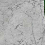 Leather and travertine coffee table, Switzerland 1970s