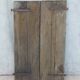 Pair of antique oak shutters