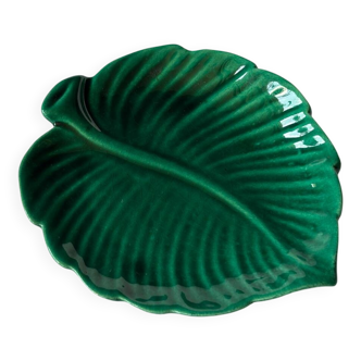 Vintage slip leaf bowl