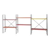 Etagère Tomado en étagères de sol métal coloré années 1958
