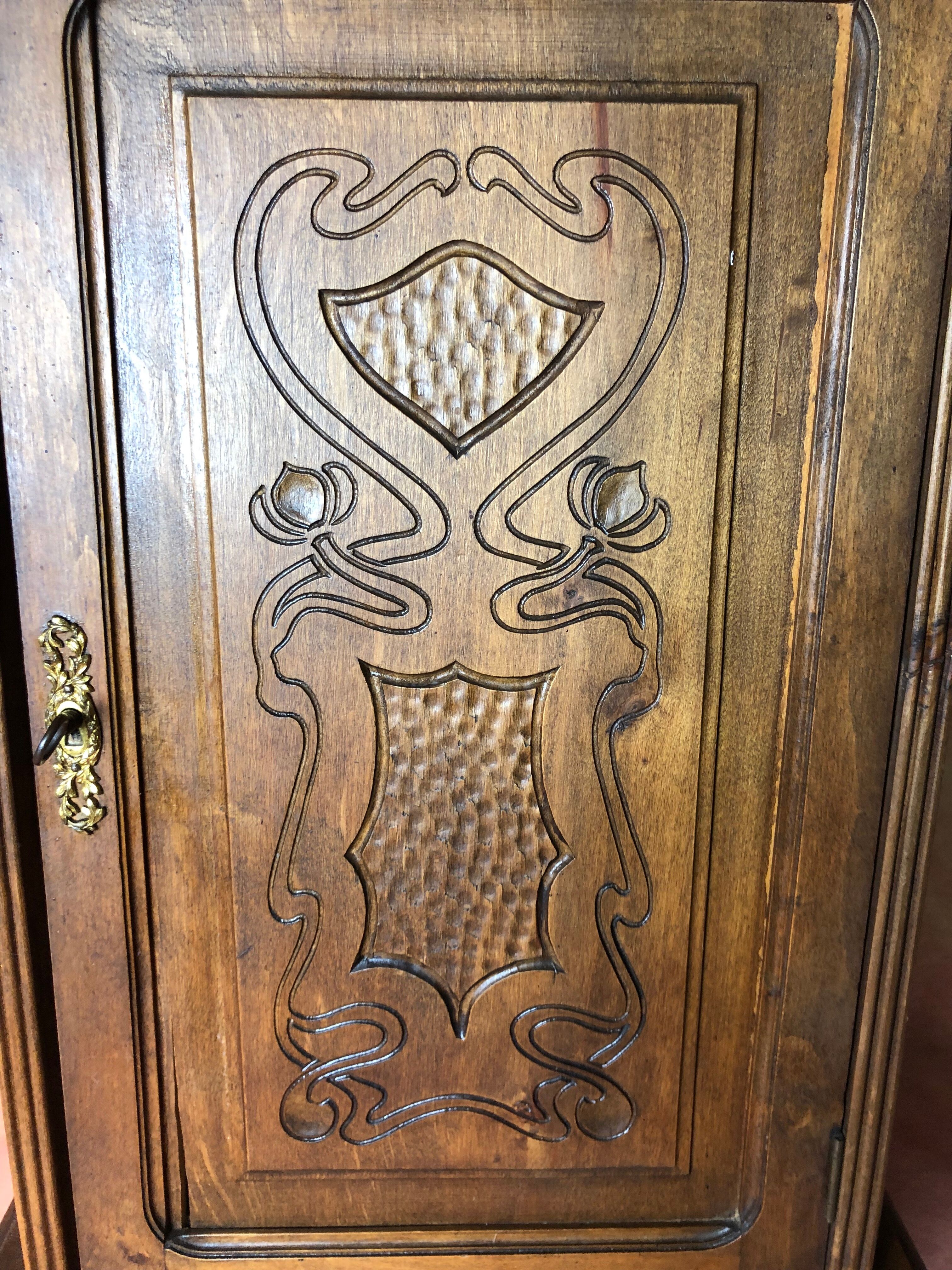 Art nouveau wardrobe