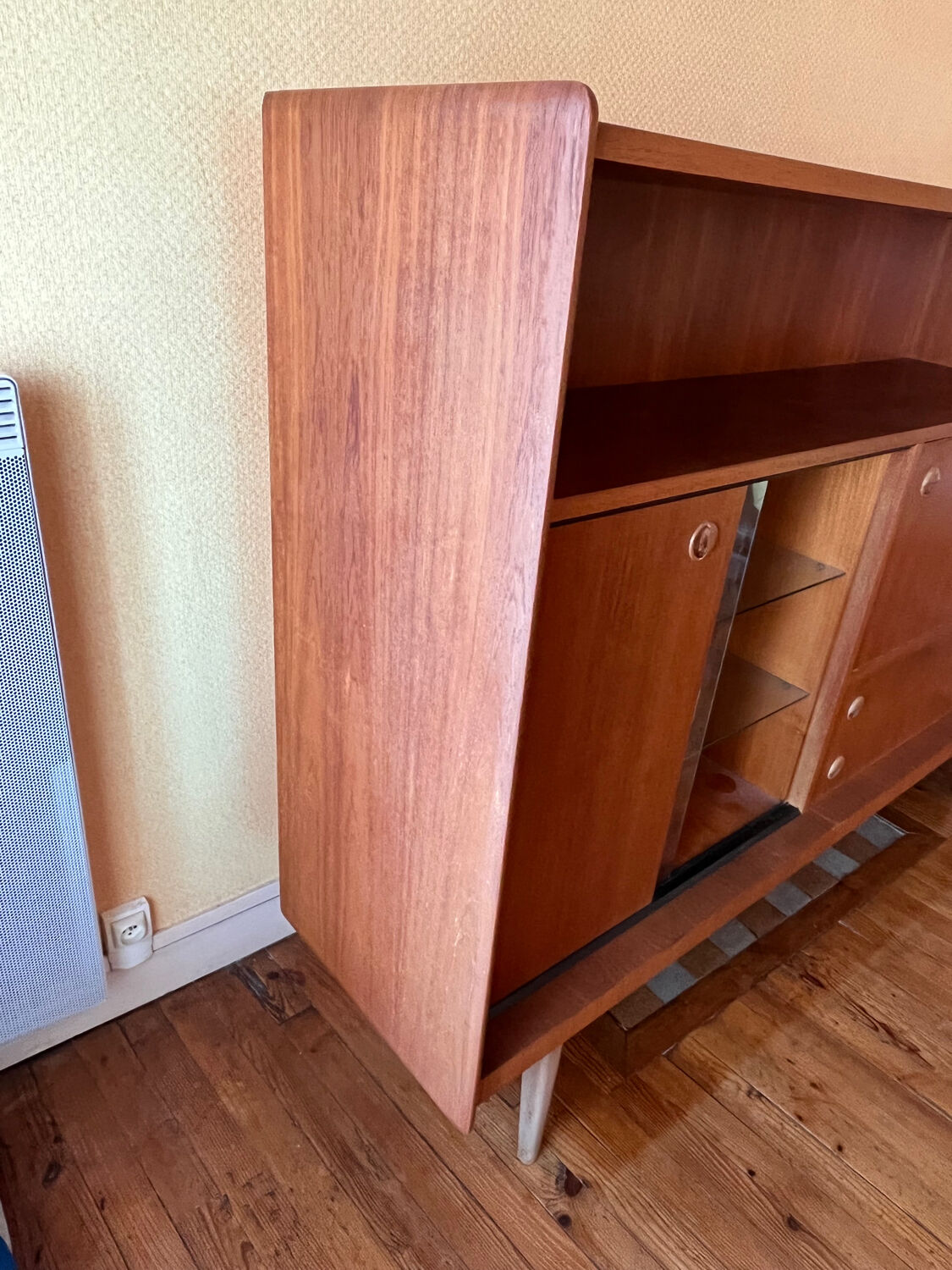 Vintage teak enfilade from the 1960s.