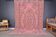 Tapis antique noué à la main rose sku 1131