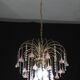 Set of 2 Meryl Streep, Pink Murano Flowers and Crystal Drops Chandelier, 19