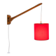 Scandinavian Mid-Century modern Wall lamp/swing teak lamp