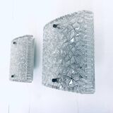 Glass Sconce Wall Lamps from Bur Leuchten, 1960s, Set of 2