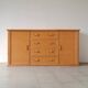 Buffet en rotin vintage