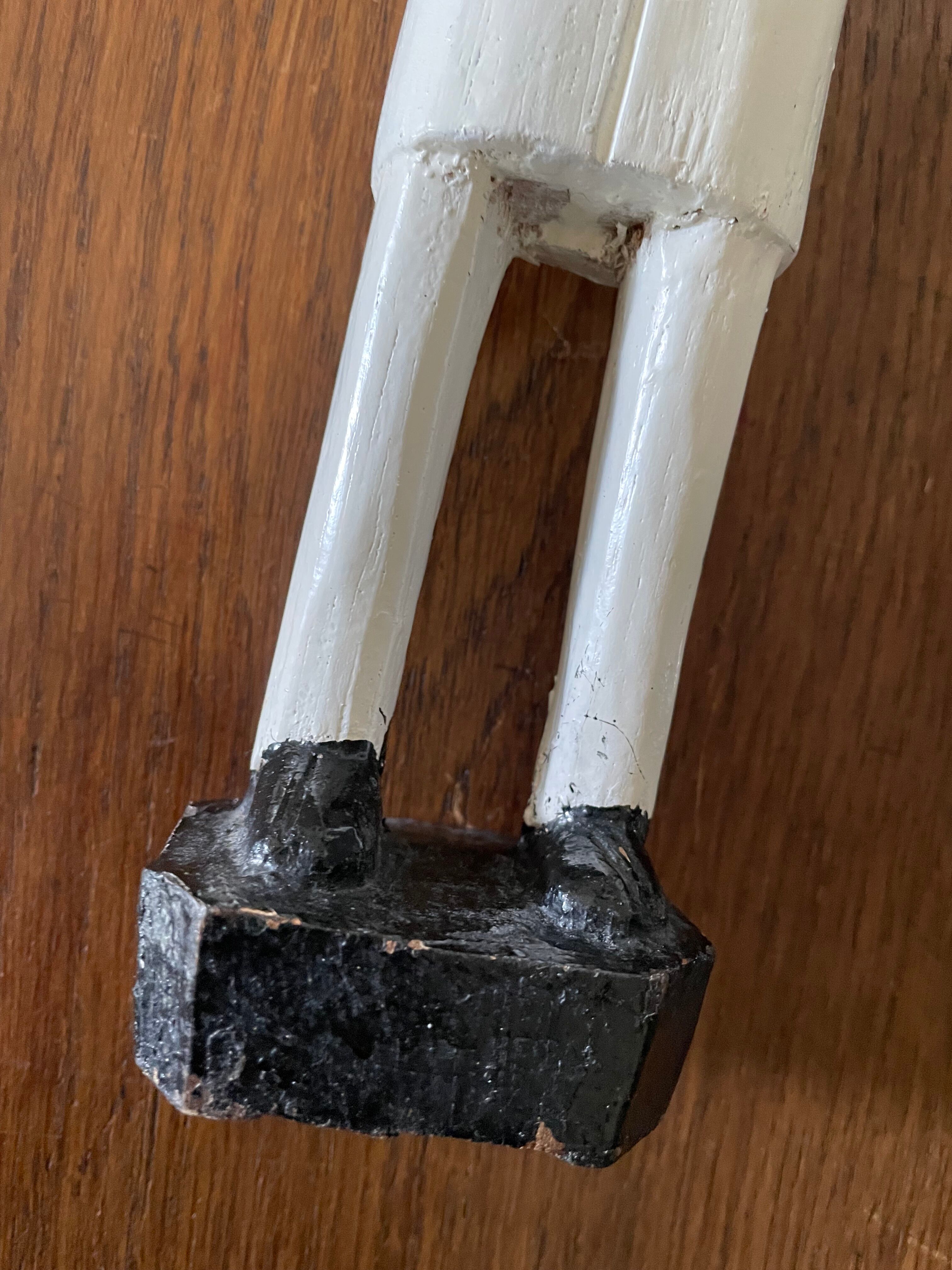 African settler wooden statuette