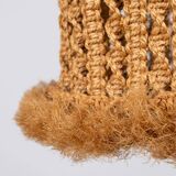 Macramé suspension, Audoux and Minet style, France, 1960s