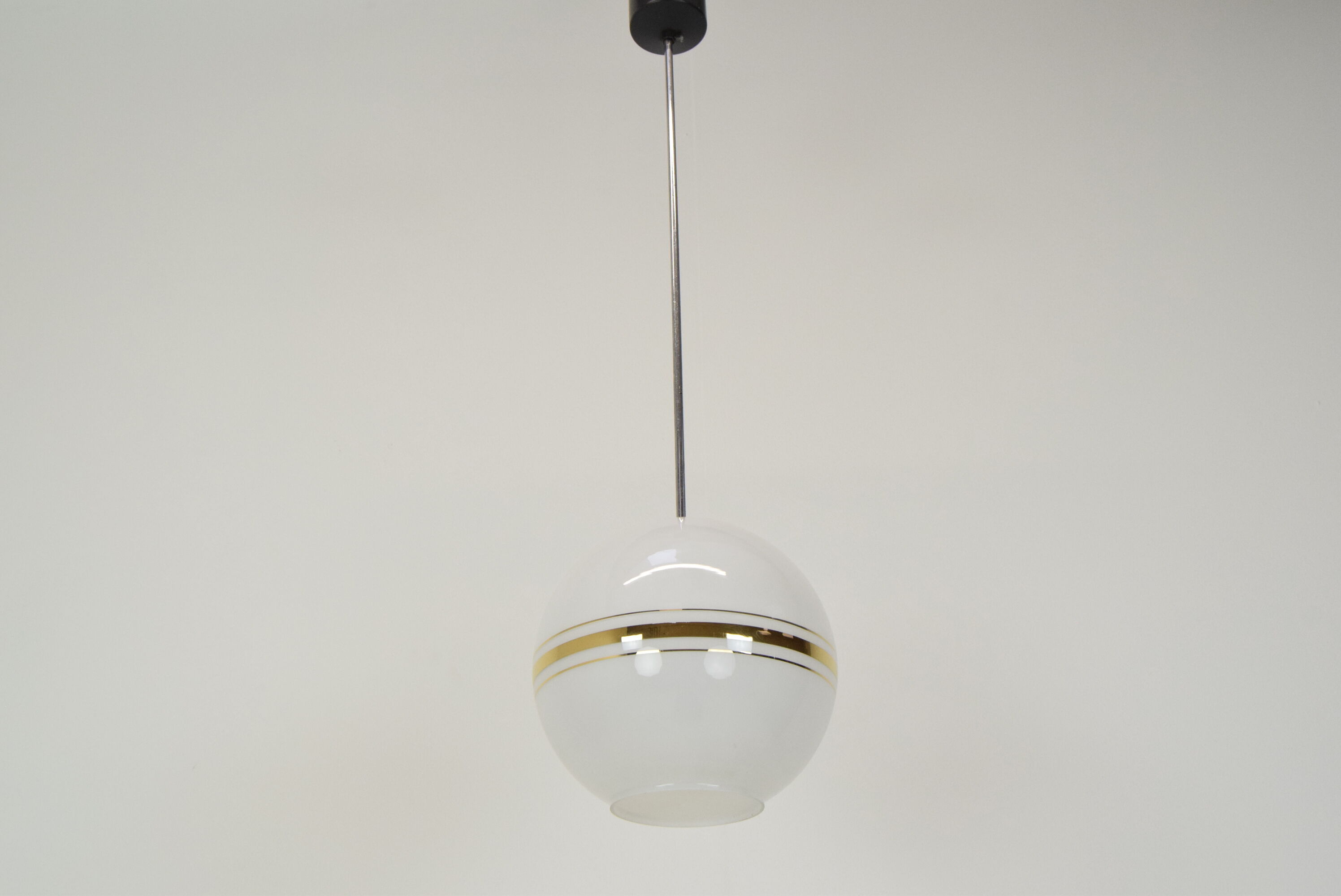 Mid-century Glass Pendant Napako,1970