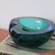 Empty pocket in murano glass two blues