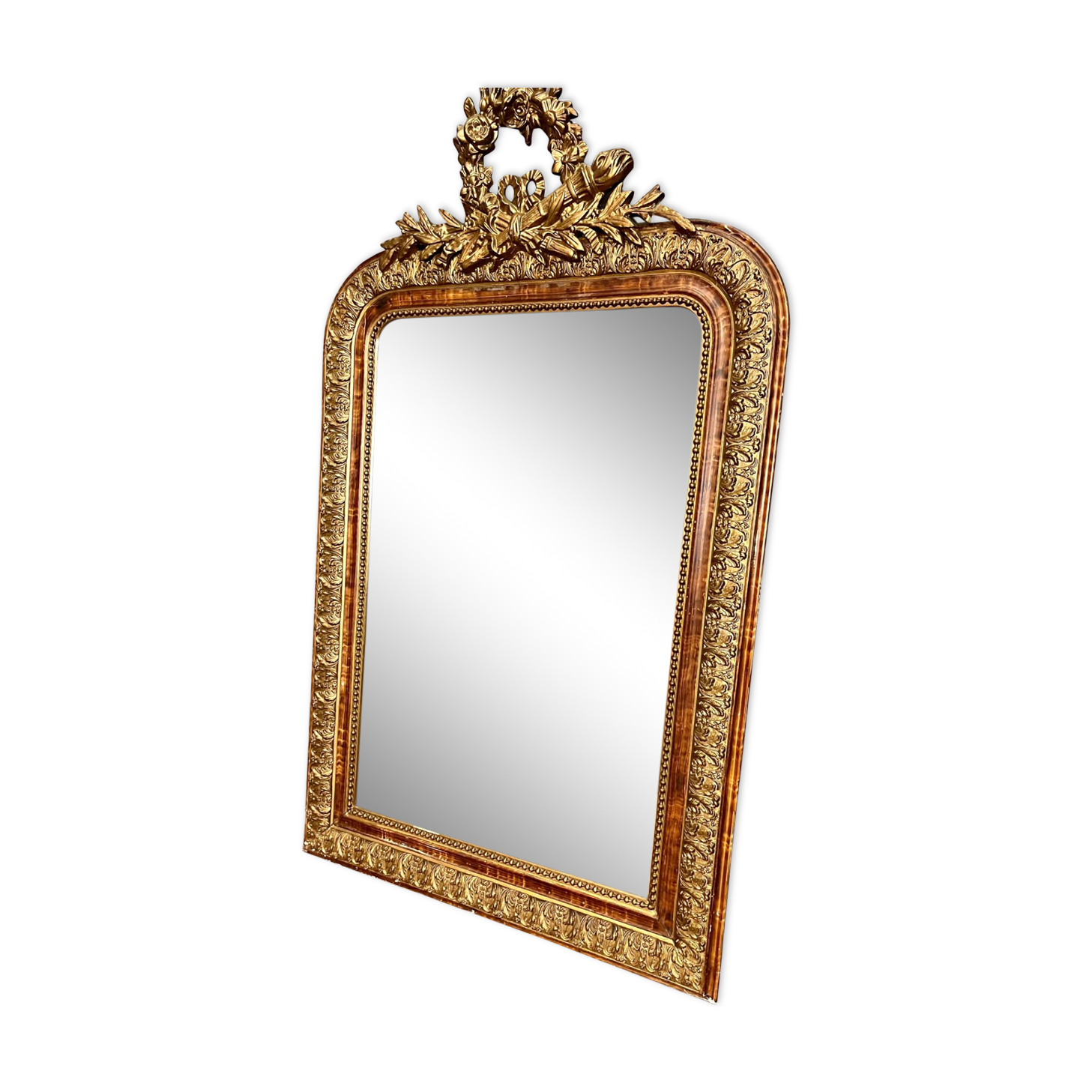 Miroir Empire au mercure, 106x66 cm