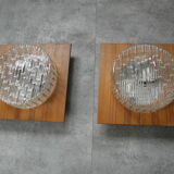 Scandinavian design applique lamps 50/60 vintage