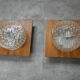 Lampes appliques design scandinave 50/60 vintage
