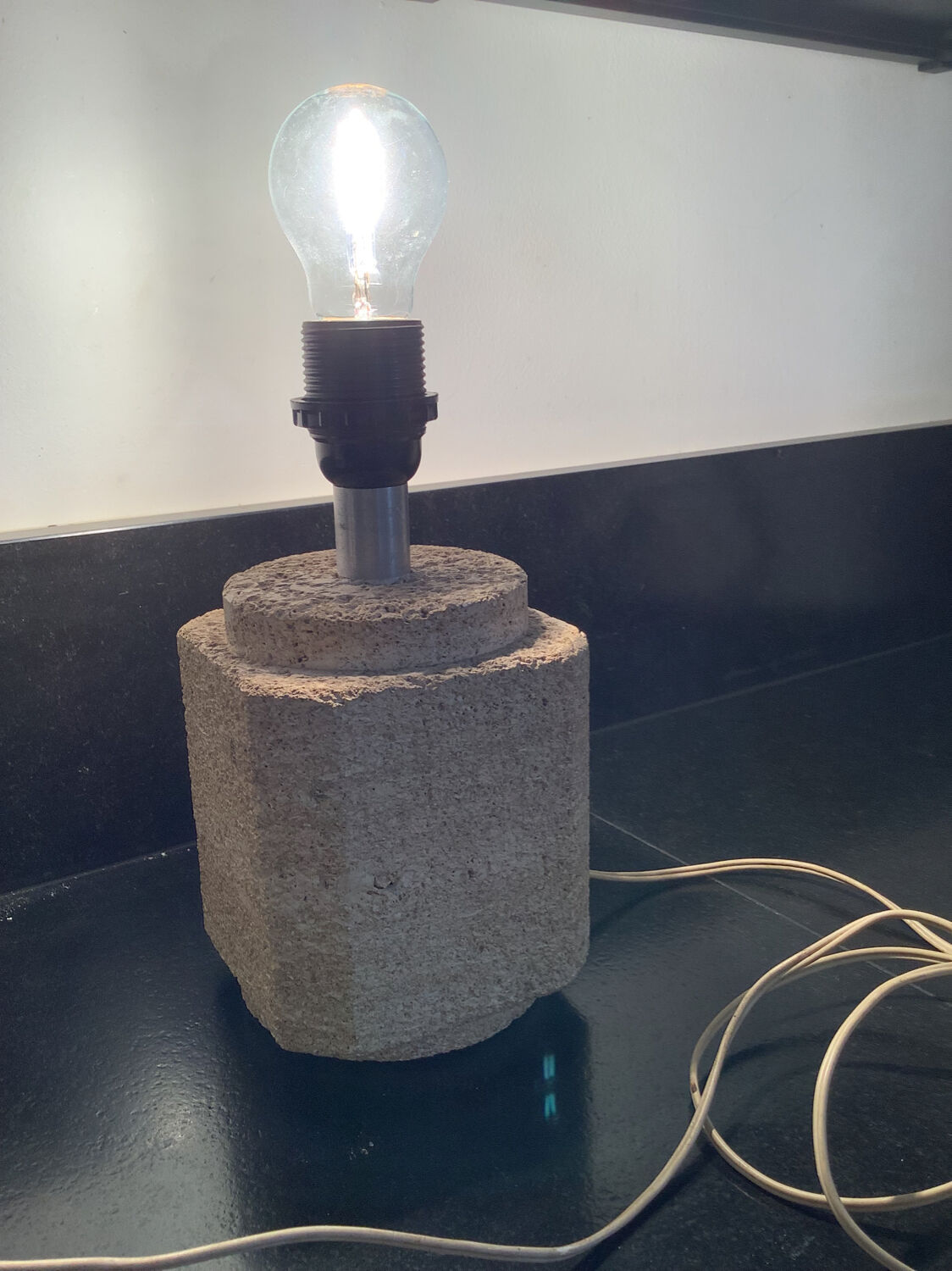 Lamp foot Pierre du gard