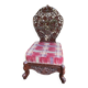 Small Anglo-Indian armchair in exotic wood