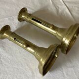 Lot de 4 bougeoirs anciens