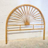 70s rattan headboard