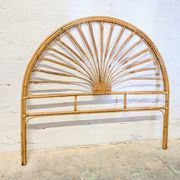 1970s rattan headboard