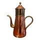 Teapot or coffee maker in copper and vintage brass