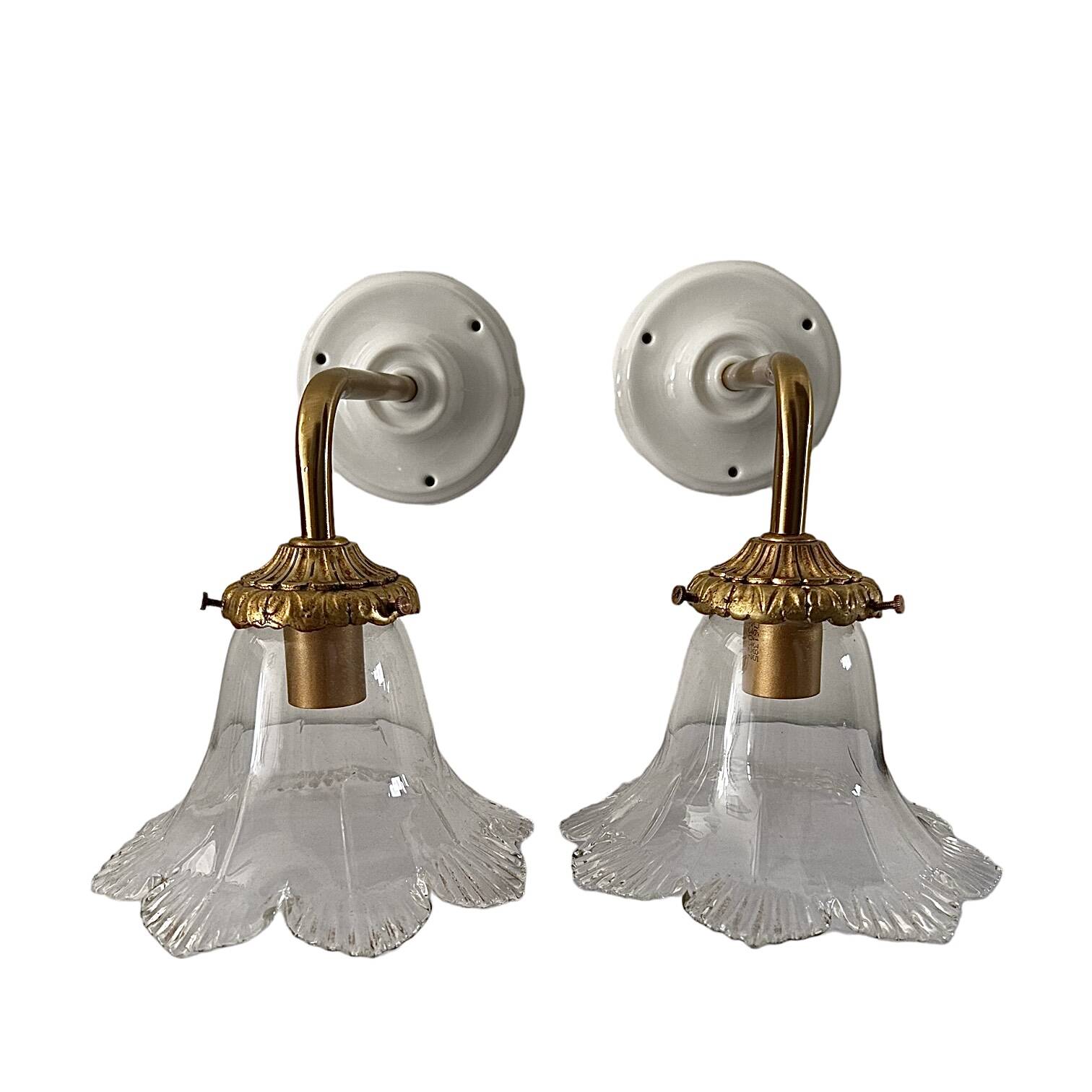Pair of vintage wall lights