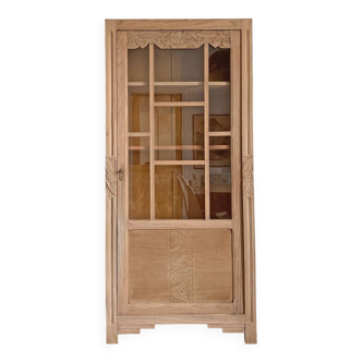 Bonnetière vitrée Art Deco