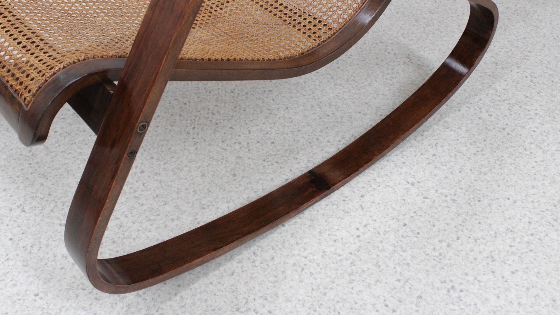 Luigi Crassevig "Dondolo" rocking chair 1970s