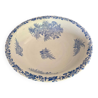 Large old ceramic salad bowl