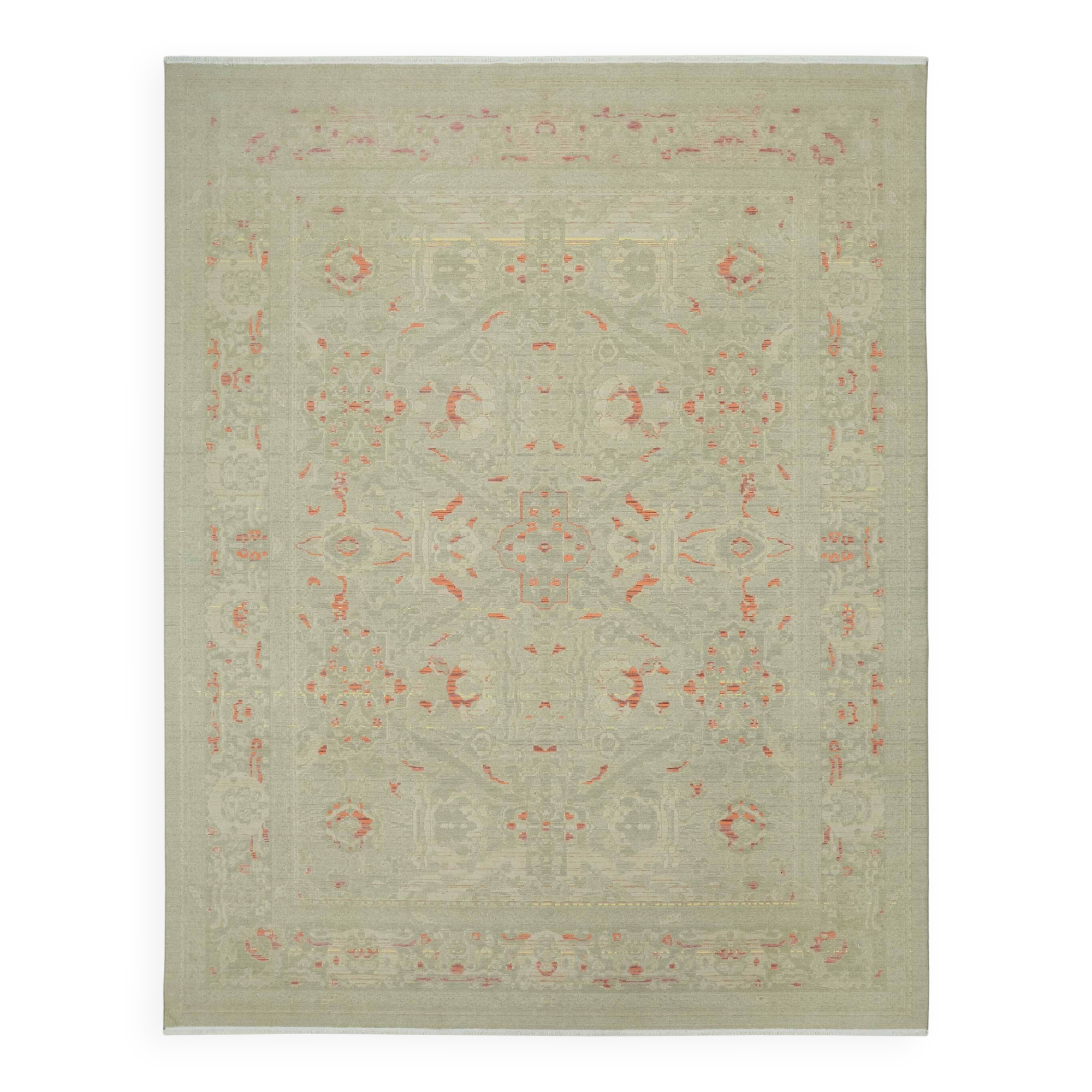 Turkish Handcrafted Loom Oushak Rug 272 cm x 349 cm