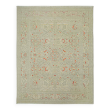Turkish Handcrafted Loom Oushak Rug 272 cm x 349 cm