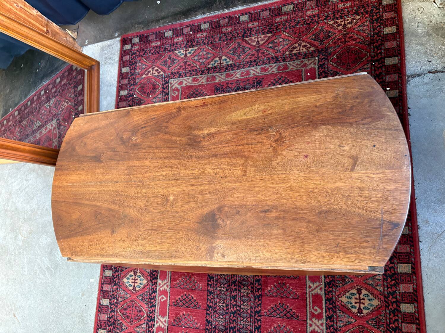 Table basse ovale à rabats