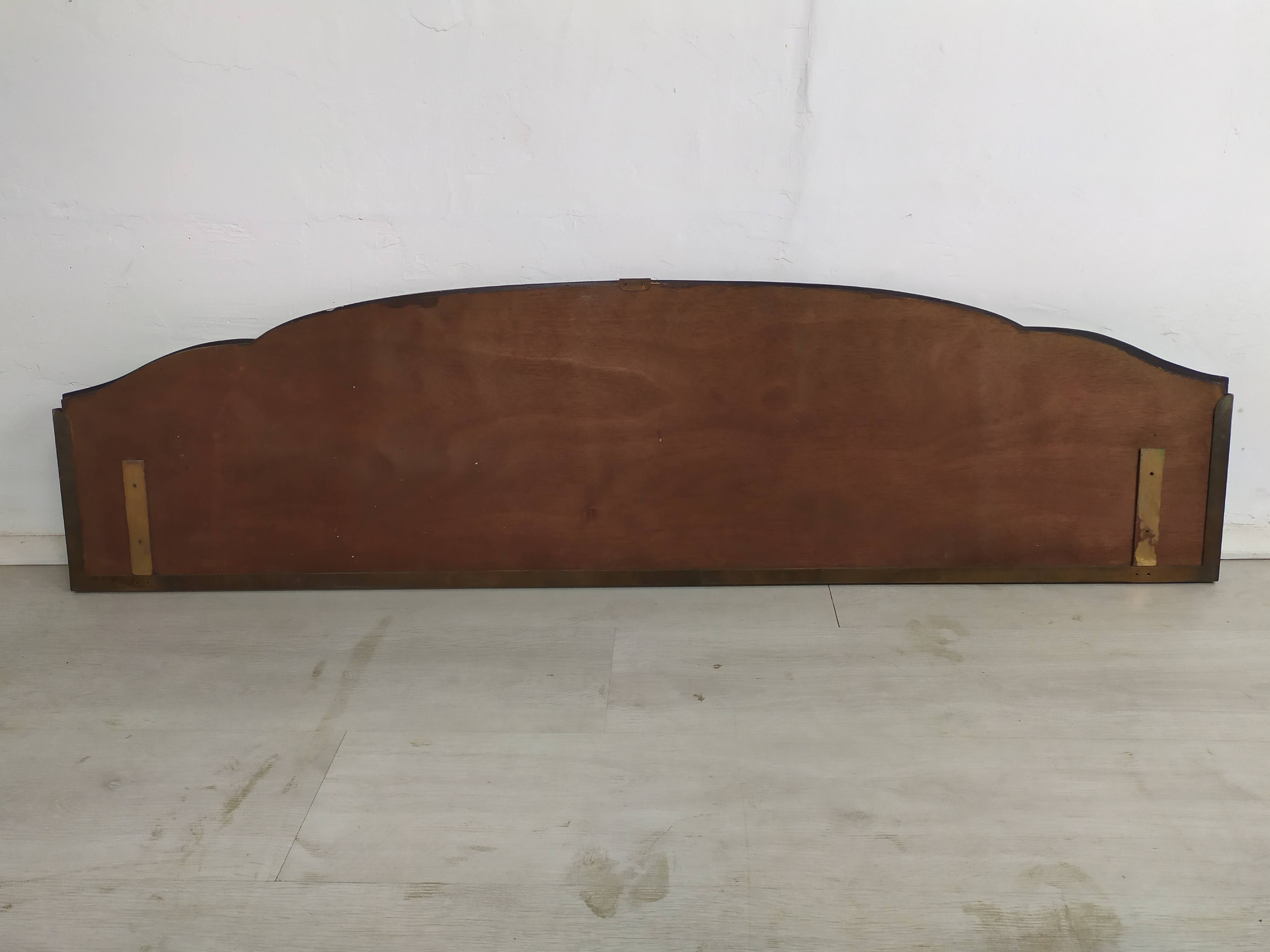 Art Deco brass mirror