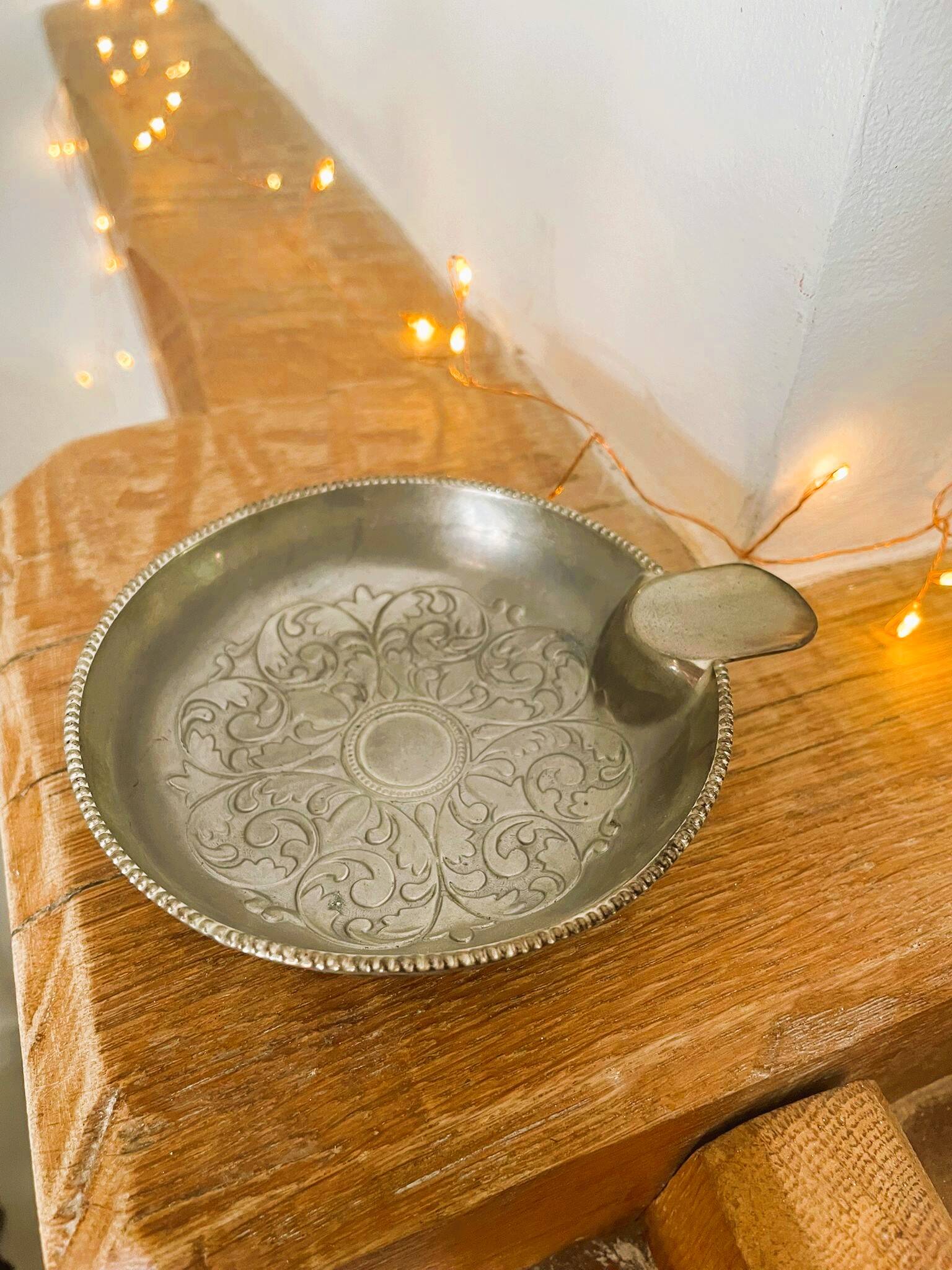 Pewter tray / ashtray