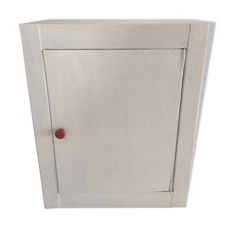 Armoire à pharmacie ou de toilette en métal  années 50