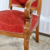 Pair of Cherry Wood Armchairs, Louis Philippe Period – 1st Part 19th